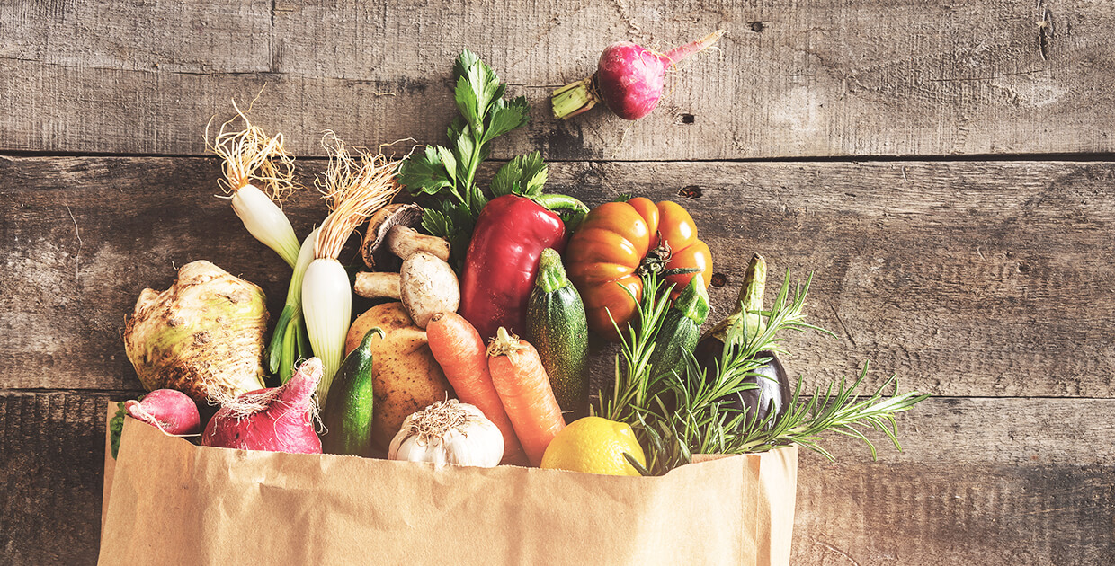 Fresh produce from local suppliers