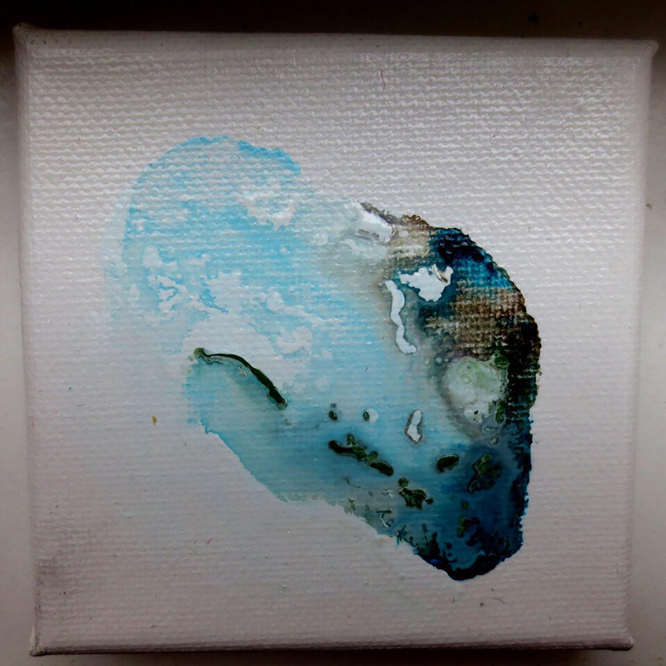 GlaciesTerra 1 10x10cm akril