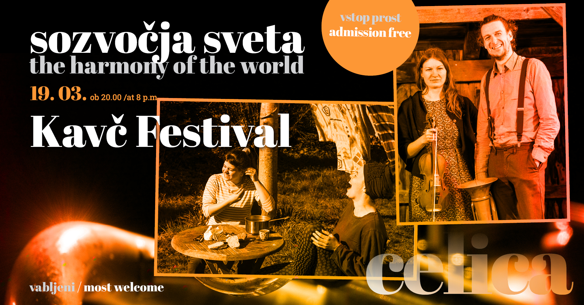 Sozvočja sveta: Kavč festival v Celici