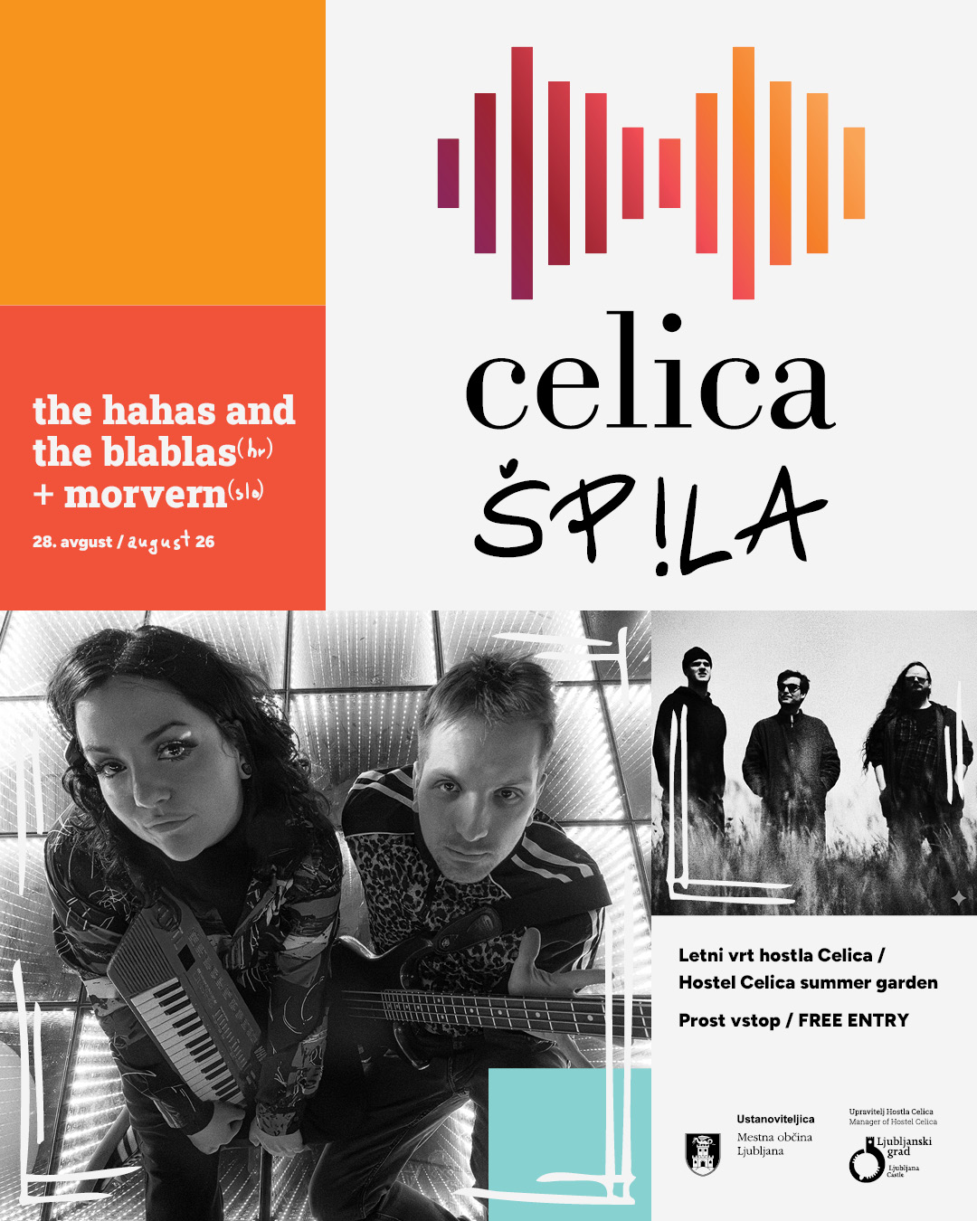 Celica Rocks 2026: The Hahas and the Blablas (CRO) + Morvern (SLO)