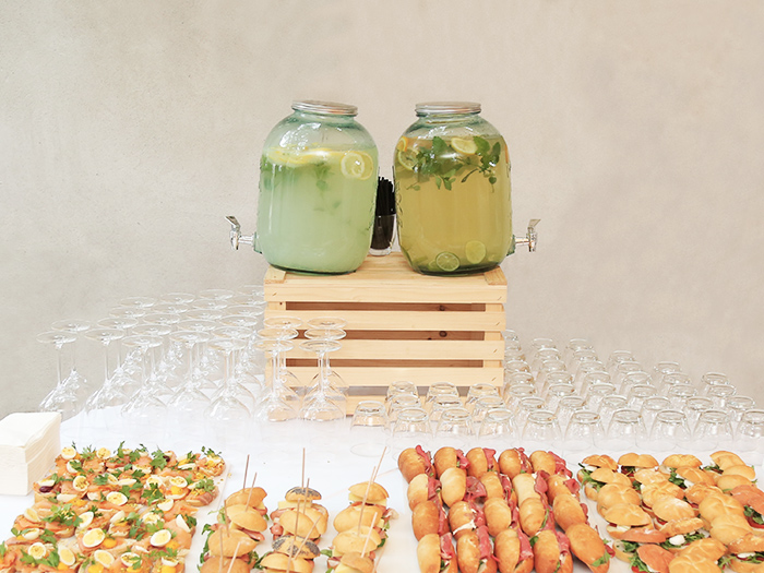 Catering event at hostel Celica