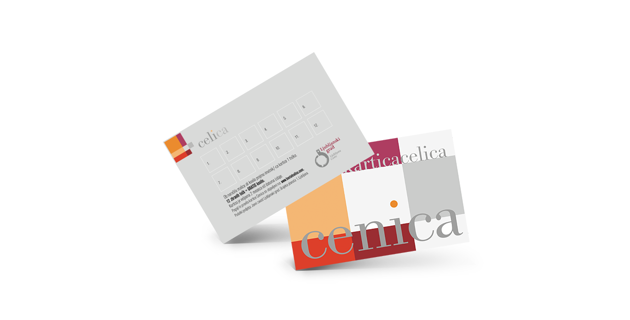 Kartica Cenica - kartica zvestobe