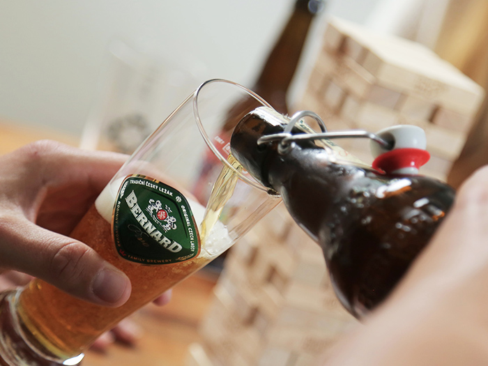 Beer offer in hostel Celica